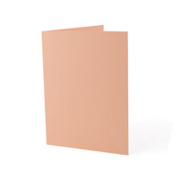 5 x 7 Folded Cards Peach