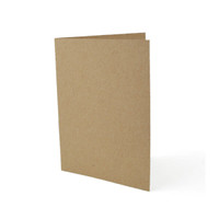 5 x 7 Folded Cards Straw Kraft