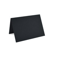 4.25 x 5.5 Folded Cards Ebony Black
