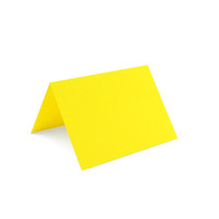 4.25 x 5.5 Folded Cards Factory Yellow