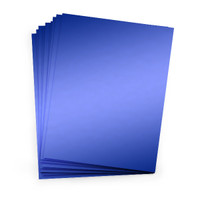 8.5 x 11 Cardstock Mirror Blue