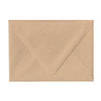 A7 Euro Flap Straw Kraft Envelope