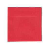 6.5 SQ Square Flap Bright Red Envelope