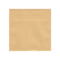 6.5 SQ Square Flap Gold Envelope