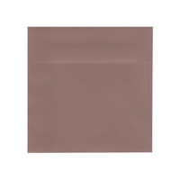 6.5 SQ Square Flap Nubuck Brown Envelope
