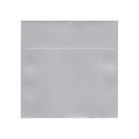 6.5 SQ Square Flap Silver Envelope