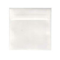 6.5 SQ Square Flap White Envelope