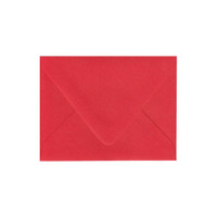 A2 Euro Flap Bright Red Envelope