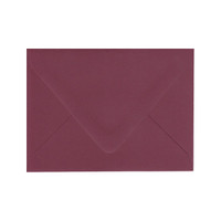 A6 Euro Flap Burgundy Envelope