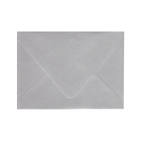 A6 Euro Flap Silver Envelope