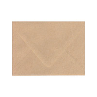 A6 Euro Flap Straw Kraft Envelope