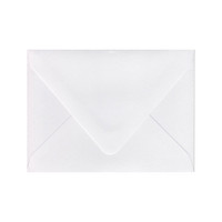 A6 Euro Flap White Frost Envelope