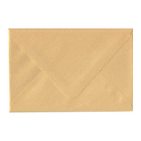 A8 Euro Flap Gold Envelope