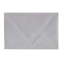 A8 Euro Flap Silver Envelope