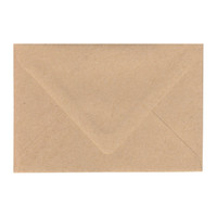 A8 Euro Flap Straw Kraft Envelope