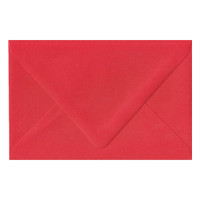 A9 Euro Flap Bright Red Envelope