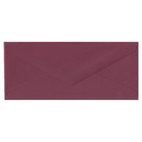 No.10 Euro Flap Burgundy Envelope