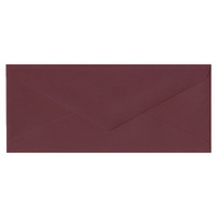 No.10 Euro Flap Claret Envelope