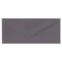 No.10 Euro Flap Dark Grey Envelope