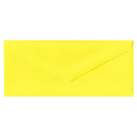 No.10 Euro Flap Factory Yellow Envelope