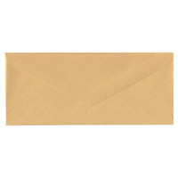 No.10 Euro Flap Gold Envelope