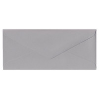 No.10 Euro Flap Real Grey Envelope