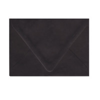 A7.5 Euro Flap Ebony Black Envelope