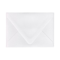 A7.5 Euro Flap White Frost Envelope