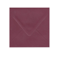 6.75 SQ Euro Flap Burgundy Envelope
