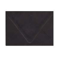 A+ Euro Flap Ebony Black Envelope