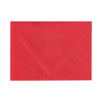A7 Inner Ungummed Euro Flap Bright Red Envelope