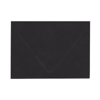 A7 Inner Ungummed Euro Flap Ultra Black Envelope