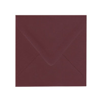 6.5 SQ Inner Ungummed Euro Flap Claret Envelope