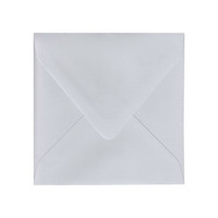 6.5 SQ Inner Ungummed Euro Flap Cool Blue Envelope
