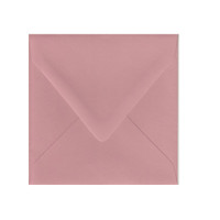 6.5 SQ Inner Ungummed Euro Flap Dusty Rose Envelope