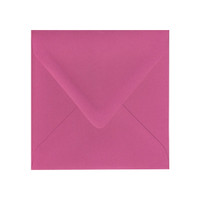 6.5 SQ Inner Ungummed Euro Flap Fuchsia Pink Envelope