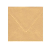 6.5 SQ Inner Ungummed Euro Flap Gold Envelope