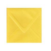 6.5 SQ Inner Ungummed Euro Flap Lemon Drop Envelope