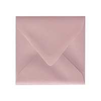 6.5 SQ Inner Ungummed Euro Flap Rose Gold Envelope