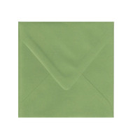 6.5 SQ Euro Flap Gumdrop Green Envelope