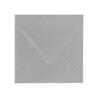 6.5 SQ Euro Flap Real Grey Envelope
