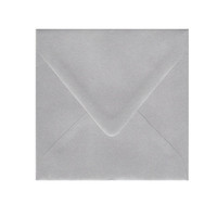6.5 SQ Euro Flap Silver Envelope
