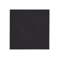 6.5 SQ Euro Flap Ultra Black Envelope