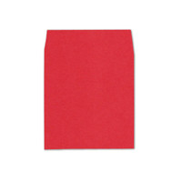 6.5 SQ Square Flap Envelope Liners Bright Red