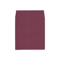 6.5 SQ Square Flap Envelope Liners Burgundy