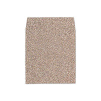 6.5 SQ Square Flap Envelope Liners Glitter Sand