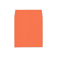 6.5 SQ Square Flap Envelope Liners Mandarin