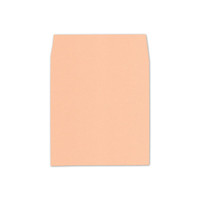 6.5 SQ Square Flap Envelope Liners Peach