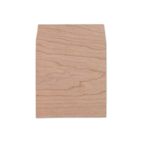 6.5 SQ Square Flap Envelope Liners Real Wood Cherry