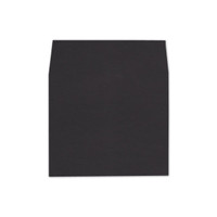 A7 Square Flap Envelope Liners Ebony Black